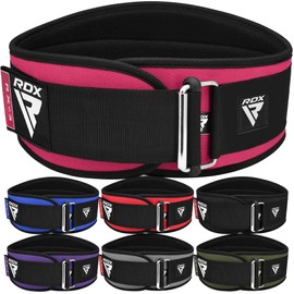 RDX Weight Lifting Belt AUTO LOCK, 6.5” Padded Back Support, Men Women Gym Fitness Bodybuilding Powerlifting Weightlifting Workout, Deadlift Squat, Pro Exercise Equipment