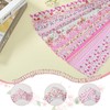 BEEFLYING 40Pcs Jelly Roll Fabric Strips for Quilting and Sewing,