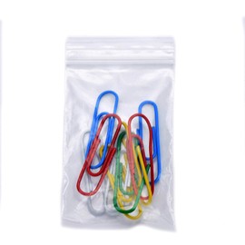 200x Simply Direct GL00 Clear Grip Seal Press & Seal Food Safe Resealable 1.5" x 2.5" LDPE/LLDPE Polythene Recyclable Zip Lock Bags