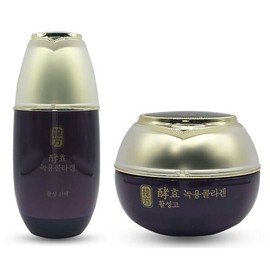 Sooryehan Hyo Antler Collagen Activated Extract 50ml + Activated Go 30ml / 수려한 효 녹용콜라겐 활성진액 50ml+활성고 30ml