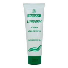 Remexa Liniderm Crema Oleocalcárea Hidratante, Uso Día y Noche, Todo Tipo de Piel, 120g