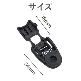 LOYELEY 10 Pcs Cord Stoppers Laces Zipper Tabs Fasteners End Stopper Cord Stopper Anti-Slip Sliding Rope Laces Ties Ties Ties Clothing Bags