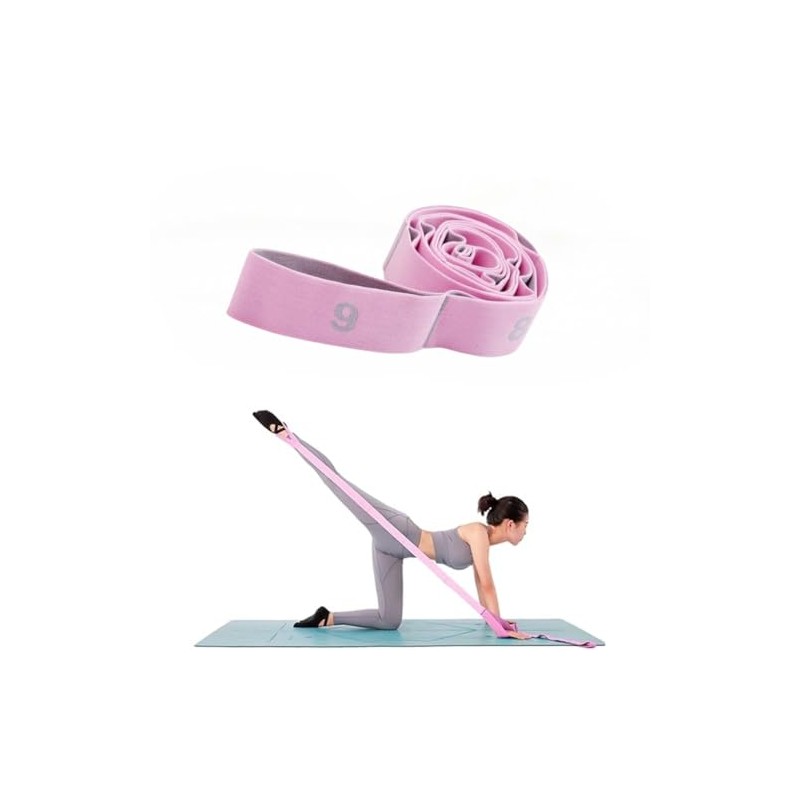 Bandas de Resistencia de Yoga con segmentos Ajustables y múltiples