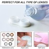 Modixun 20 Pack Clear Contact Lens Case, 5 Colors Leak-Proof