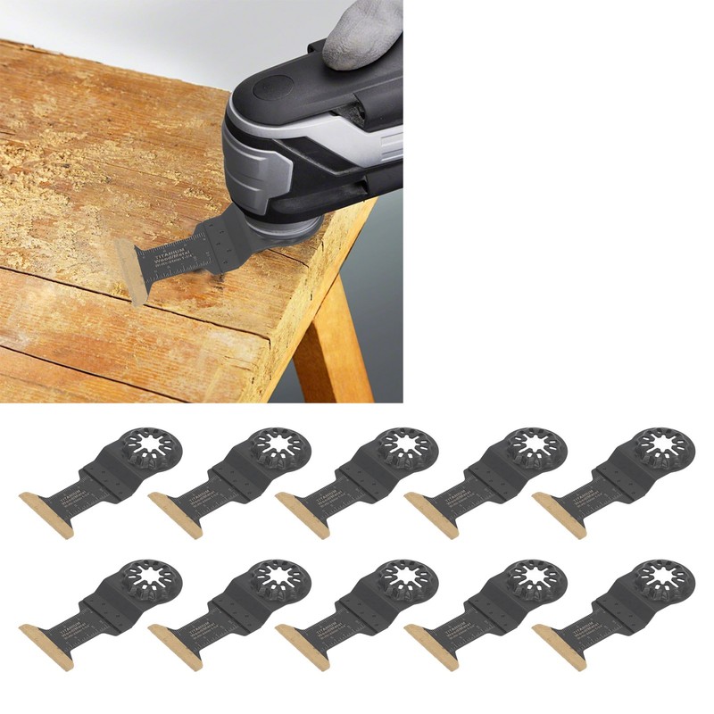 10PCS Set Oscillating Saw Blade Multifunctional Oscillating Multitool Quick Release