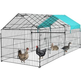 BMS Chicken Cage Pens Crate Chicken Coop Rabbit Run Cage Enclosure Exercise Pen Pet Playpen