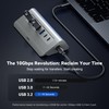 TRENFI Aluminum USB C Hub with Detachable Cable | USB