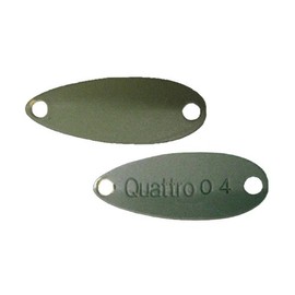 JACKALL Timon Chibi Quattro Spoon, 0.08 inch (22 mm), 0.02 oz (0.6 g), Olive