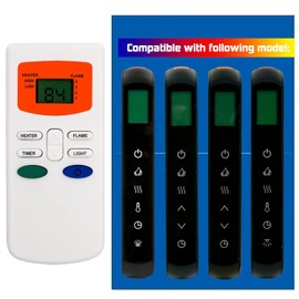 Mando a Distancia de Repuesto para Chimenea Eléctrica HHT Simplifire SF-ALL40-BK SF-ALL48-BK SF-ALL60-BK SF-ALL84-BK SF-ALLP50-BK SF-ALLP60-BK SF-ALLP72-BK SF-SC43-BK SF-SC55-BK SF-SC78-BK