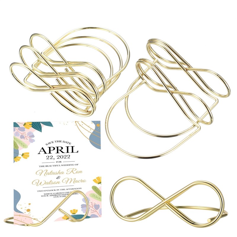 16 Pcs Table Place Name Holders, Table Number Holders Stands,