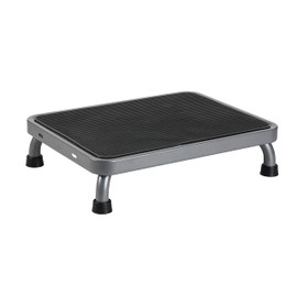 Aeranto Heavy-Duty One Step Stool with Carry Handle – 4.1" Low Foot Stool, Non-Slip Rubber Platform, 500lb Capacity – Portable Safety Step Stools for Adults, Seniors, Bathroom, Bed, SUV, 17"x13"