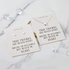 Philip Jones Sterling Silver Friendship Quote Heart Set