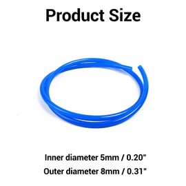 Fuel Line, 3.3Ft Fuel Hose Gas Oil Pipe Tube for Motorcycle Car Chain Saw Blower Lawn Mower Trimmer Engine (ID 0.2in)