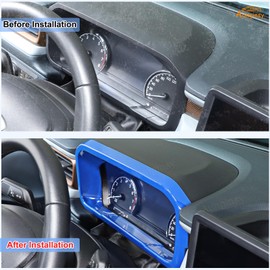 Aunginsy Central Control Dashboard Meter Panel Frame Trim Compatible with Ford Maverick 2022 2023 2024 2025+, Center Console Dash Instrument Panel Decorative Cover Protector ABS Interior Accessories