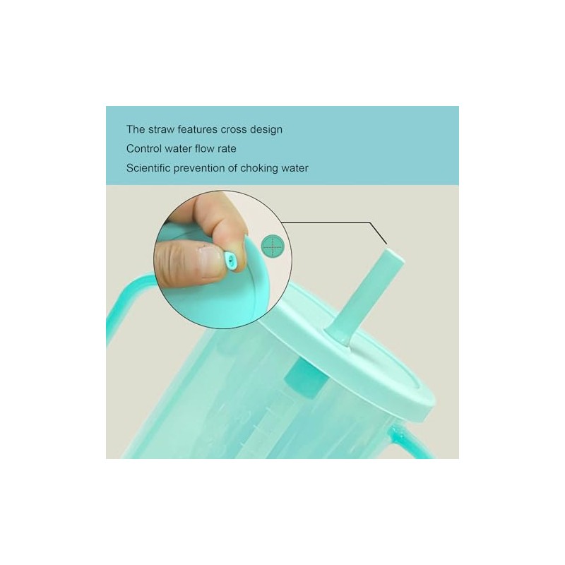 2 Pack Adult Sippy Cups for Elderly 12oz No Spill