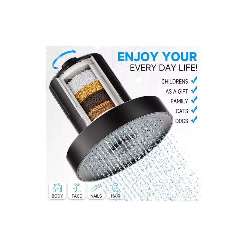 25 Etapas Filtro de Agua para Regadera