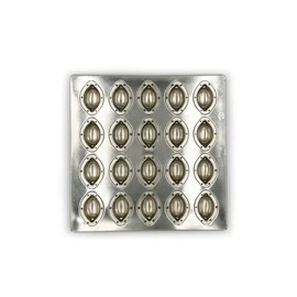 Matsunaga Seisakusho Silver Mini Lemon Tabletop, 20 Pieces