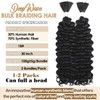 Human Braiding Hair Mix: Synthetic Braiding Hair for Boho Braids,