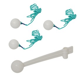 Tabata Golf Spare Arm Ball with String Practice Mat Puncher Ball Replacement Swing Practice Spare Golf Practice Supplies [GV0277 3 Pieces + GV0278 (GV8034)]