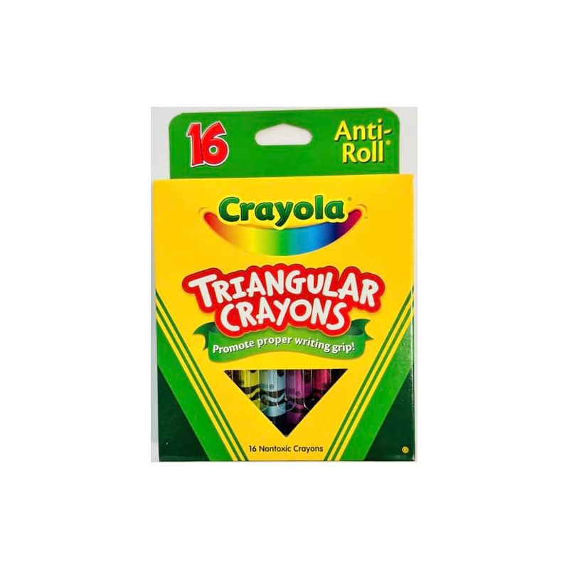 Triangular Anti-roll Crayons
