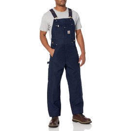 Carhartt Men'sRelaxed Fit Duck Bib Overall Navy,L30-W40