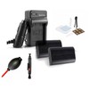 2-Pack of LP-E6N Batteries and Battery Charger for Canon EOS