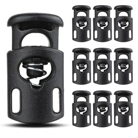 30 PCS Plastic Cord Locks for Drawstring, Spring Paracord Toggle Stopper Cord Stops Fastener Elastic Drawstring Rope Cord Locks Clip for Shoelaces Drawstrings Paracord Bags