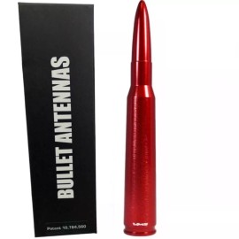 VMS Red Bullet Antenna for Chevy Silverado and GMC Sierra up to 2006