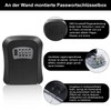 ZITUZY Outdoor Key Safe 4 Digit Key Safe with Number
