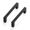Ravinte 25 Pack Matte Black Cabinet Pulls Slim Kitchen Cabinet