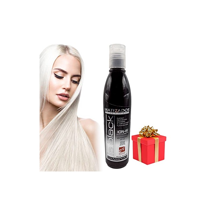 GAERO GLOBAL SOLUTION Shampoo Matizador Negro Para Cabello Platinado Sin
