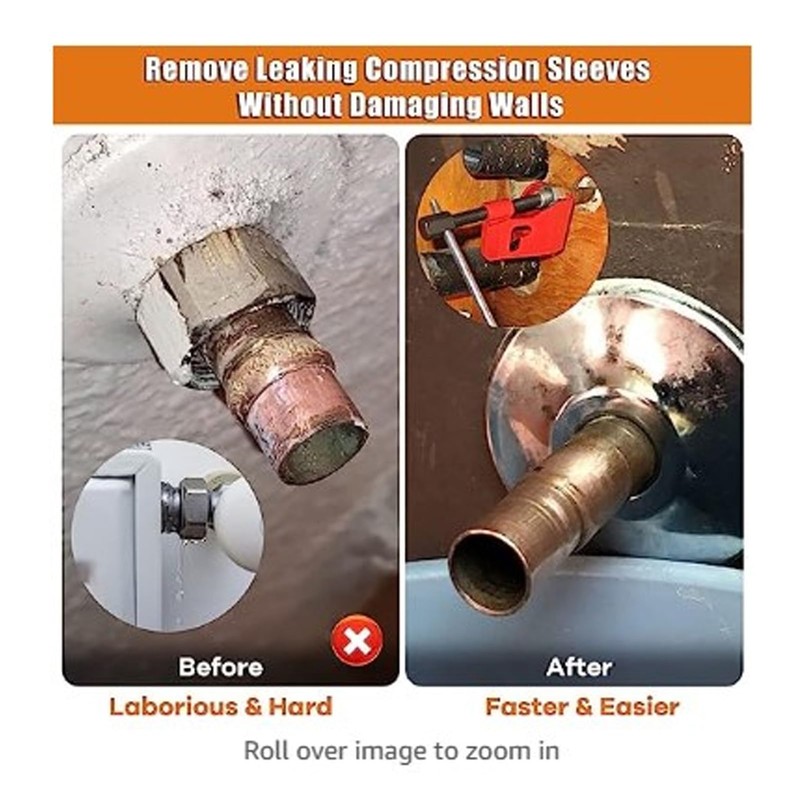 Ferrule Puller, Compression Sleeve Puller, Compression Ring Removal Tool, Angle