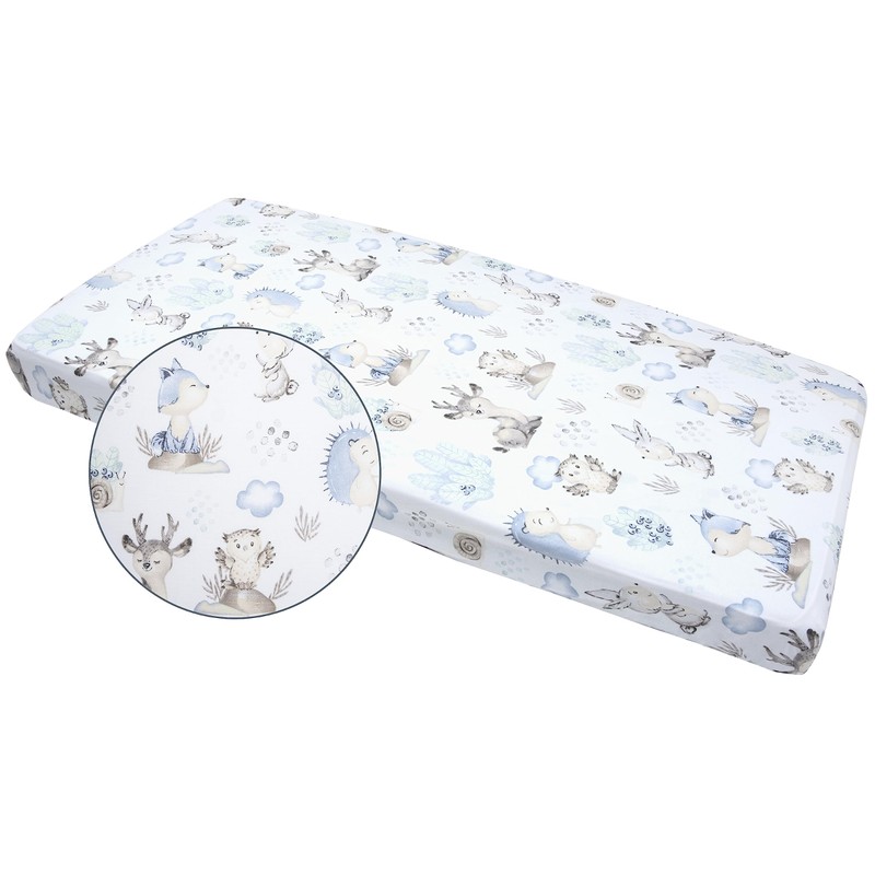 Medi Partners Fitted Sheet 60 x 120 cm 100% Cotton