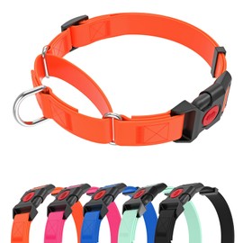 Kidding Pets Waterproof Martingale Dog Collar,Adjustable Training No Slip Dog Collars with Quick Release Buckle for Medium Large Dogs