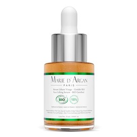 Sérum Facial Lifting Rostro Natural | Skin Care Orgánico Vegano Con Aloe Vera Té Verde | Antiedad Hidratante Unisex Para Todo Tipo De Piel | Marie d’Argan