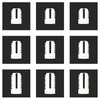 300 PCS Hinge Expansion Dowels,Plastic Hinge Dowel Inserts