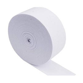LIMIKPH 5 Metres Elastic Band for Sewing, 35 mm 45 mm 55 mm 65 mm Wide Black, White Stretch Elastic Band (White, 5 m x 45 mm)