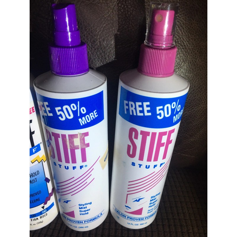 Stiff Stuff New Hair Spray Stiff Stuff STYLING MIST Super