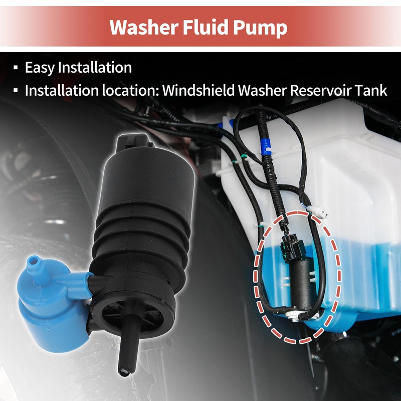 QUARKZMAN VAUXHALL CORSA B HATCH VAN WINDSCREEN WASHER PUMP WITH