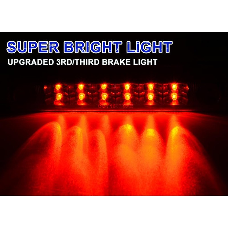 Rear LED 3rd Brake Lights Compatible with Nissan Frontier 2001