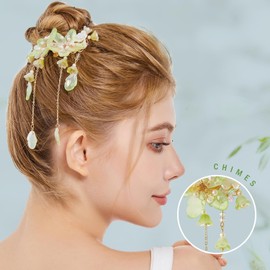 Floral Hair Pins with Pearls for Women, Wedding Party Bridesmaids, Little Flower Brooches