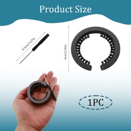 Filter Cleaning Brush for Airwrap HS01 HS05, Filter Brush for Airwrap Styler with Screwdriver - 360 Degree Full Wide Angle Cleaning, Cleaning Filter Brush for Dyson Hair Stick
