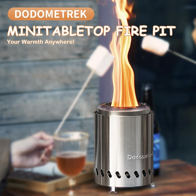 Tabel Top Fire Pit Mini, Portable Firepit Outdoor, 5.5 Inch