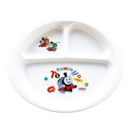 Thomas the Tank Engine 663116 Children's Tableware, Weaning Food, Children's Dish, Plate, Divider, Lunch Plate, Approx. 9.1 x 7.5 inches (23 x 19 cm), GO Series Goods, Miscellaneous Goods, Made in