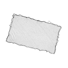 Hihaha 1 Pc 1.8x2.5m Universal Trailer Cargo Net - Pickup Truck Trailer Net Scalable - Nylon Black Durable Material