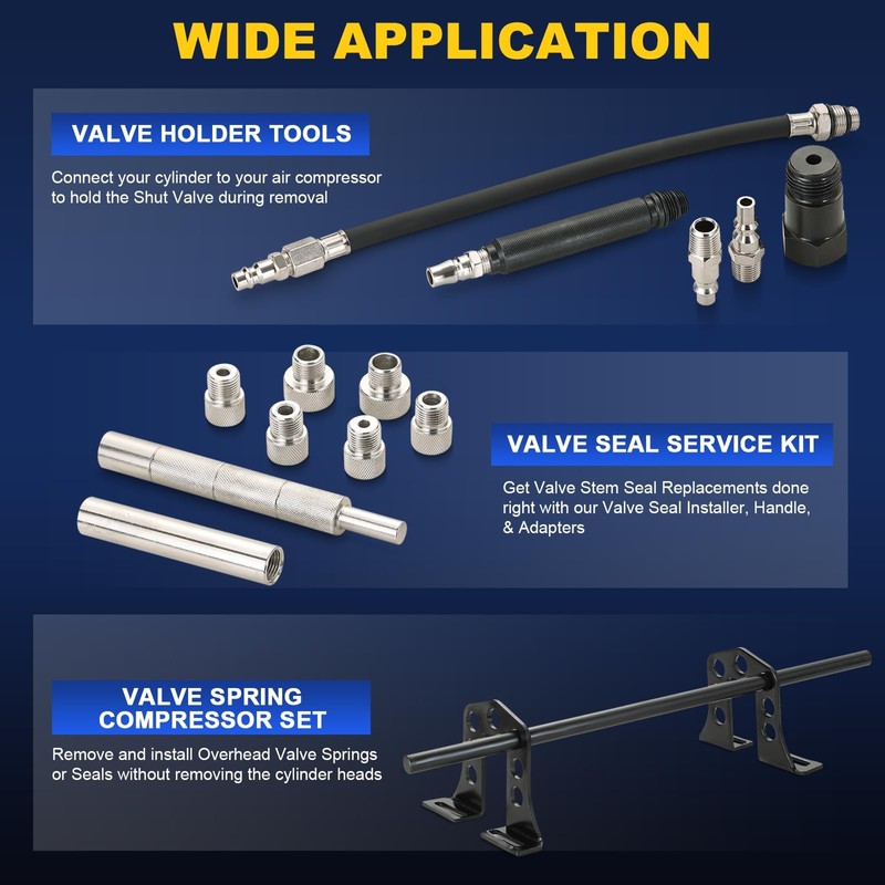 DASBET Valve Spring Compressor, Universal Overhead Engine Valve Spring Remover