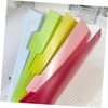 DOITOOL 5pcs Pocket Dividers with Tabs Plastic Folder Dividers for