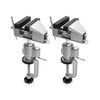 QWORK 3" Universal Tabletop Clamp Vice Tilts Rotate 360°, 2