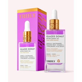 Glazed Donut After Shave Oil - Hydrating Sensitive Skin - Sweet Vanilla Glaze & Passion Fruit Scent