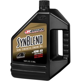 MAXIMA RACING OIL 349128B 349128B SynBlend Semi-Synthetic 4T Engine Oil